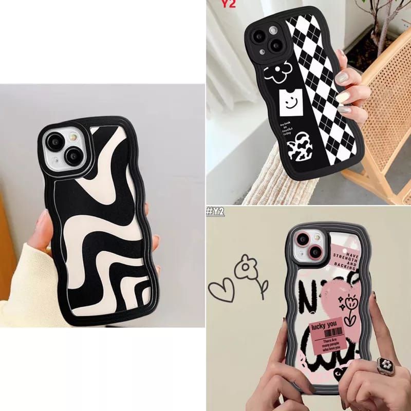 Softcase Wave lucky Infinix Smart 7 Hot 30 Hot 30i Hot 30 play case gelombang