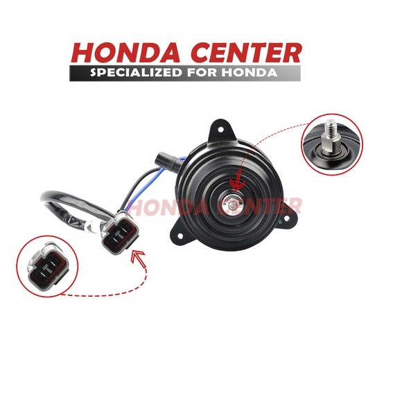 Ready stok motor fan dinamo kipas radiator honda civic sport wonder nouva nova lx grand genio estilo