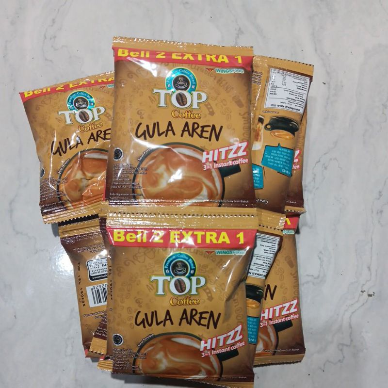 

Kopi TOP GULA AREN 3in1 Hitzz