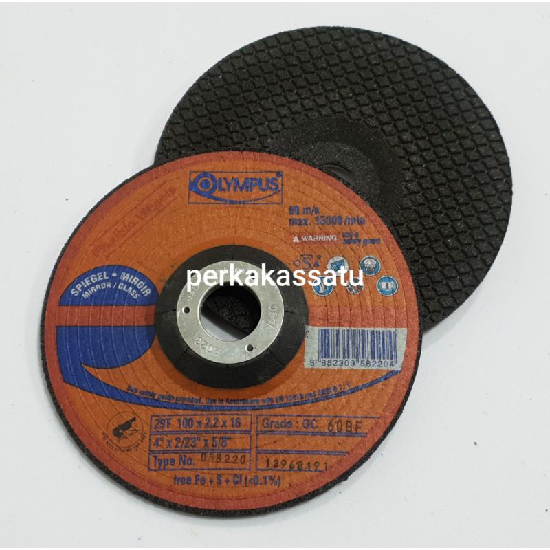 BATU GC 4 INCI GC120 GERINDA FLEKSIBEL FLEXIBLE KACA GRANITE GRANIT 4" GC 120 OLYMPUS THAILAND
