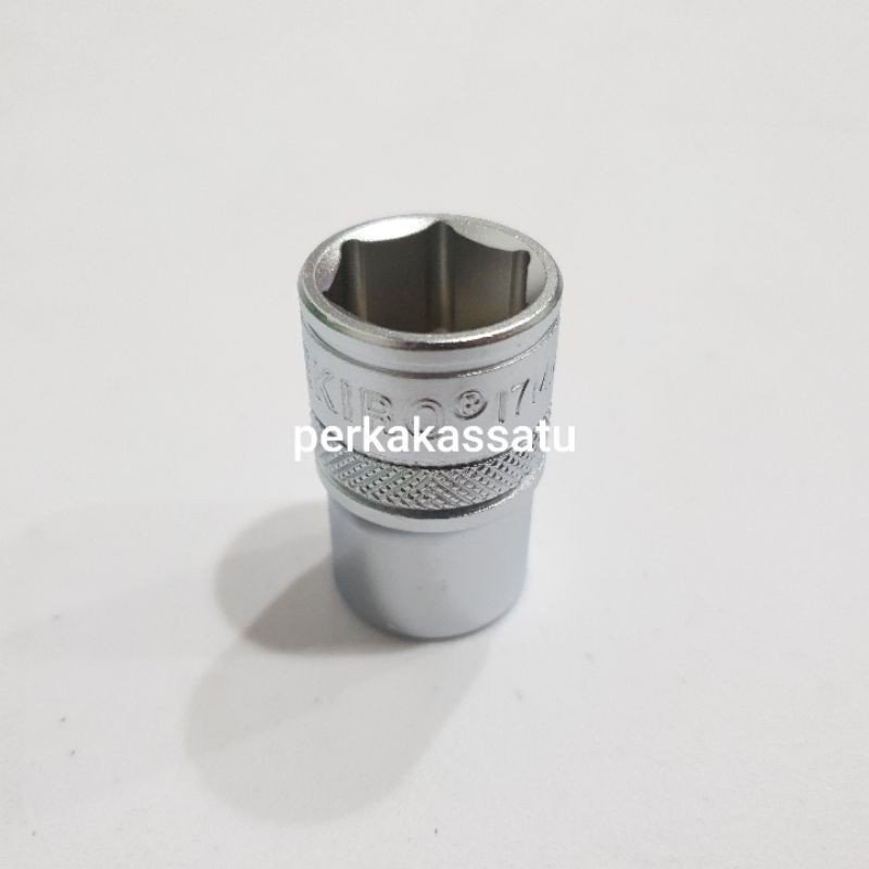 KUNCI MATA SOCK 1/2" X 17MM 6PT TEKIRO 17 MM SOCKET SOK SHOCK