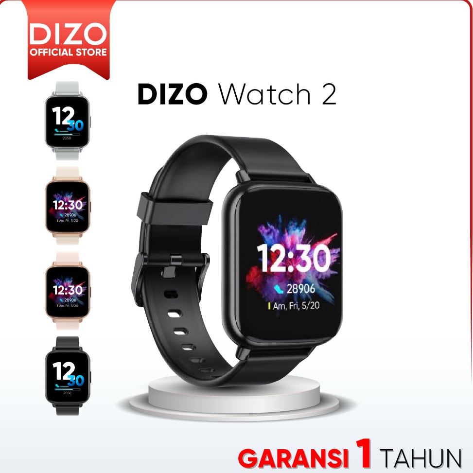 Siap Kirim.. DIZO by realme techlife NEW DIZO Watch 2 smartwatch