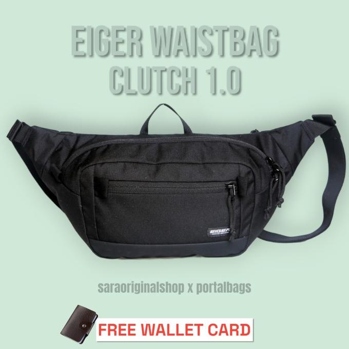 Eiger Clutch 1.0 Waist Bag Pria Original