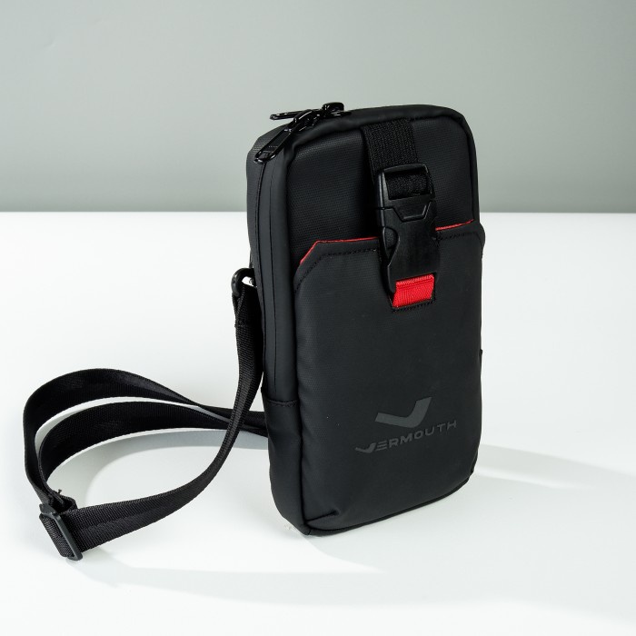 Pouch Bag Pria P2 Vermouth Tas Pinggang Kecil Hp Cowok Keren Premium