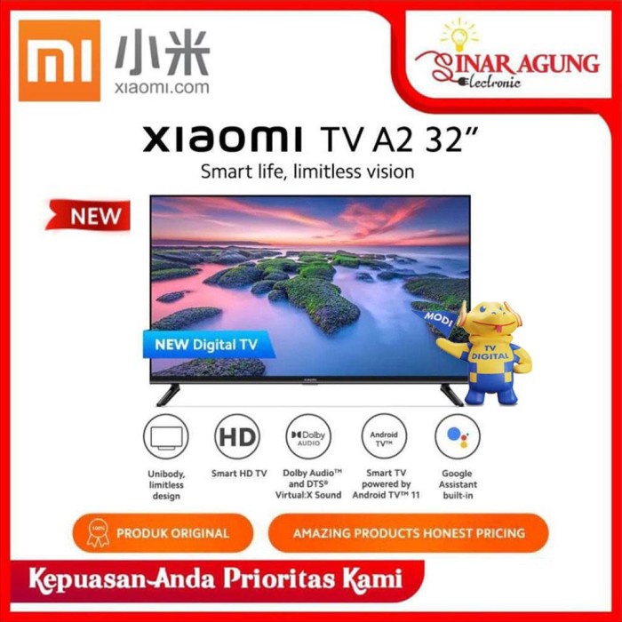 Xiaomi Mi Led 4A Tv 32 Android Smart Tv - Original