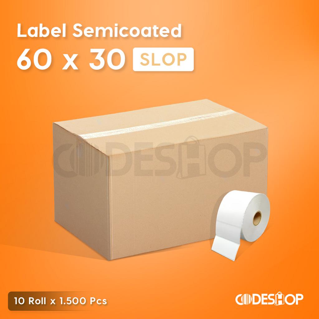 

1 Slop Isi 10 Label Harga 60 x 30 Semicoated 60x30 mm 1500 Pcs