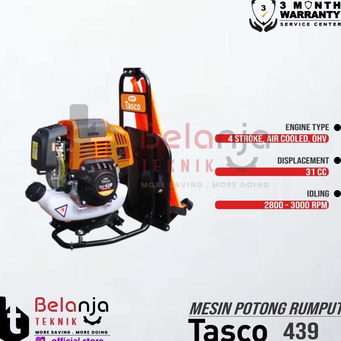 Mesin Potong Rumput Gendong - Tasco 439