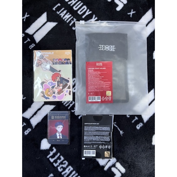 [SIAP KIRIM / READY STOCK] enhypen dark moon & fate official merch lenticular cutton sticker set stu