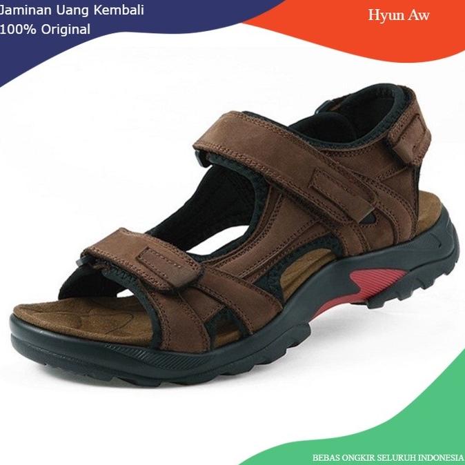 Sandal Pria Hiking Gunung Original Kulit Asli Outdoor Adventure Import