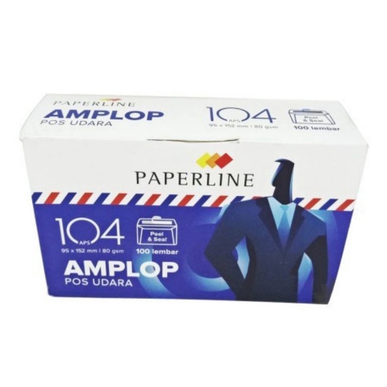 

Amplop Putih Garis Paperline 104 APS 80 gsm Air Mail 100 lembar 60