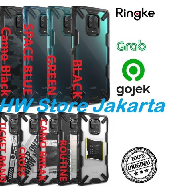 Case Xiaomi Redmi Note 9 Pro / 9 Pro Max / 9S / 9 Ringke Fusion X