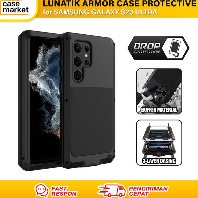 Samsung Galaxy S23 Ultra Armor Protective Case Hardcase Casing Lunatik