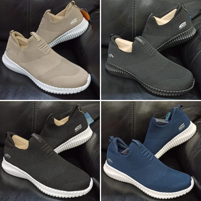 Skechers / Slip On Pria / Skechers Pria / Skechers Elite Man / Sepatu