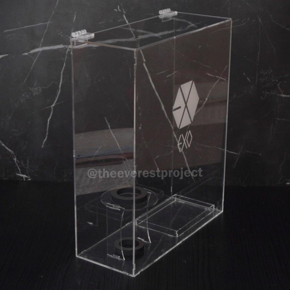 Terbaru Lightstick Exo / Box Lightstick Exo / Box Lightstick Akrilik / Lightstick Exo X Box / Rak Li