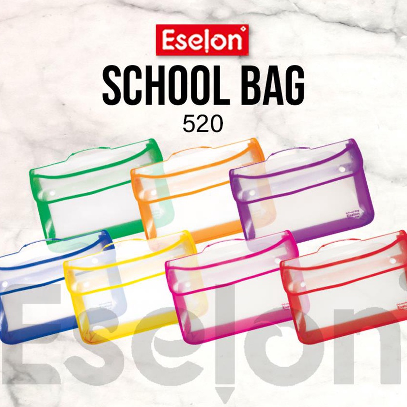 

[O-A☼☎T> Map Tas 2 kancing+jaring School bag Folio 520 ESELON / zipper bag Eselon/ langsung.kirim.