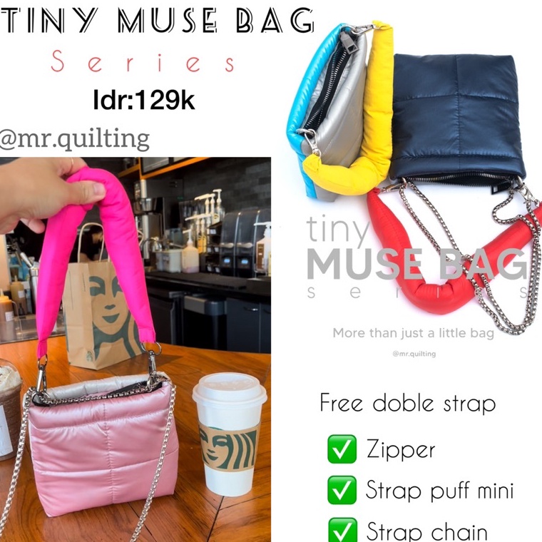 Boomingr8R2d Mr.quilting Tiny MUSE bag series (more than just a little bag)