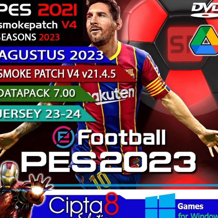 (IX✯/K❤] PES 2021 +  SMOKE PATCH V4 SEAS0N 23-24 PRO EVOLUTION SOCCER 2021 - GAME PC/ viral..