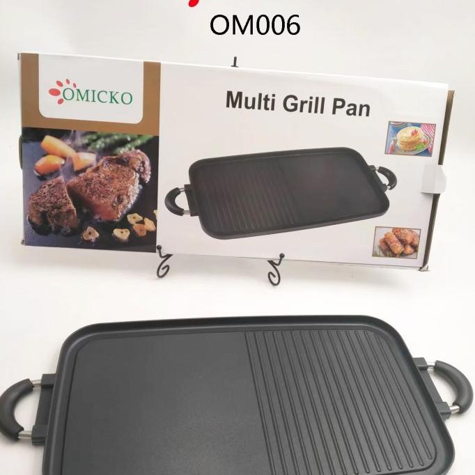 Paket Kompor Portable + Multi Grill Pan Omicko/Pemanggang Bbq