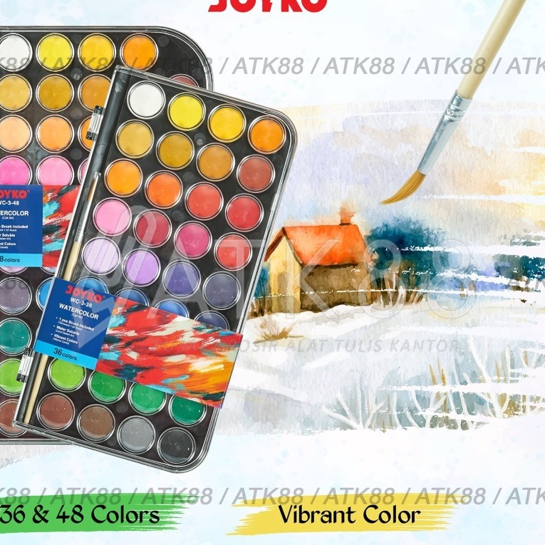 

[㊖ N➲FO> Joyko Watercolour / Cat Air Block WC-3-36/ amanah..