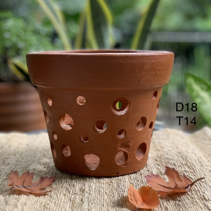 Pot Teracotta Sae Anggrek Pot Tanah Liat Sae Anggrek Pot Gerabah Sae Berkualitas