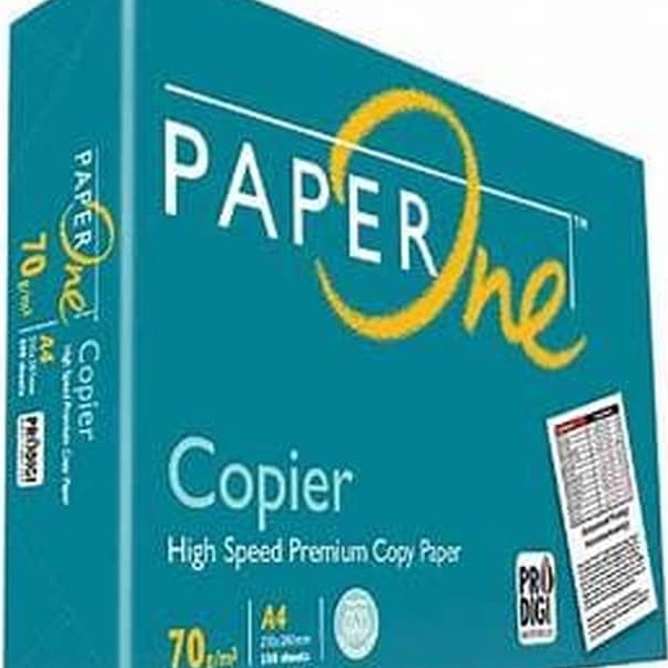 

[✓ D❦7Q] PAPER ONE KERTAS HVS 75GR A4 F4 KUARTO/ KERTAS FOTOCOPY / KERTAS PRINT / 75 A4 / 75 FOLIO / QTO/ siapp.dikirim.
