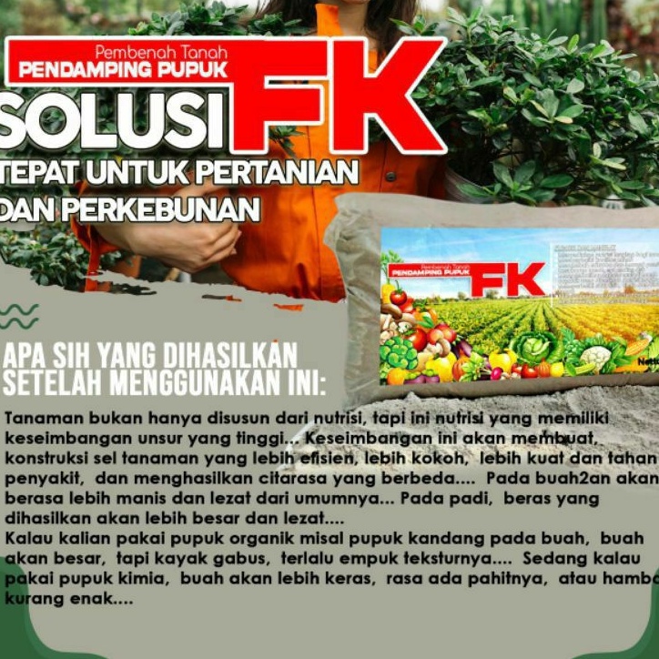 Langsung Kirim.. pupuk FK