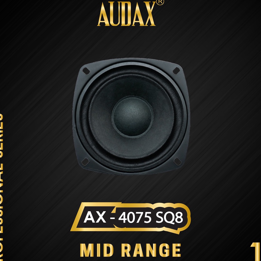 (G3☑/W◆) Audax - Speaker Pasif 4" AX-4075 SQ8 Mid Range- super.keren..