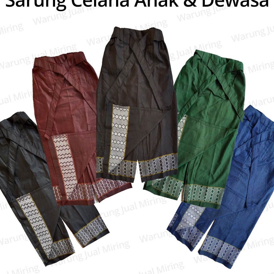 [MR/»V➲> SARUNG CELANA Instan Anak Remaja Dewasa TK SD SMP SMA Kain Sarcel Celsar Celarung Panjang P