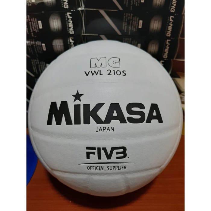 Terlaris Bola Voli Mikasa Mg Vwl 210 S Original/Bola Voli Mikasa Putih Original