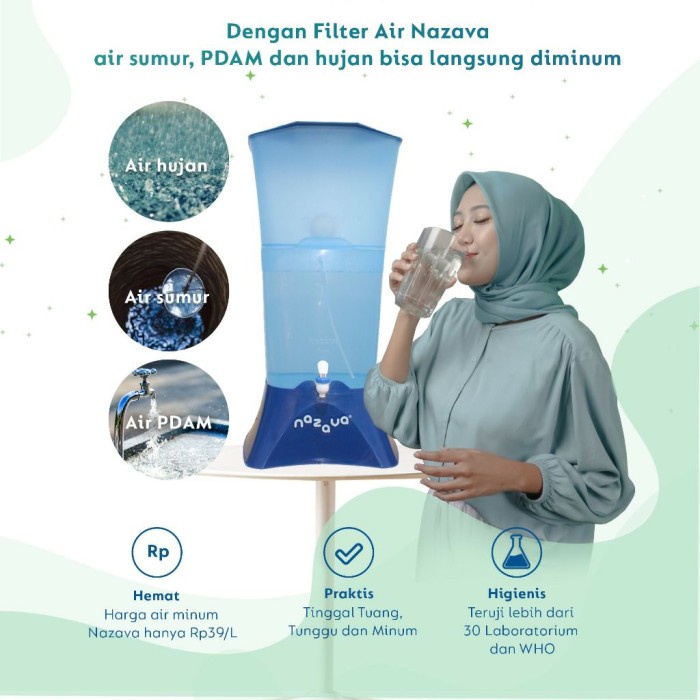 Terlaris Nazava Riam Murni Water Filter Promo