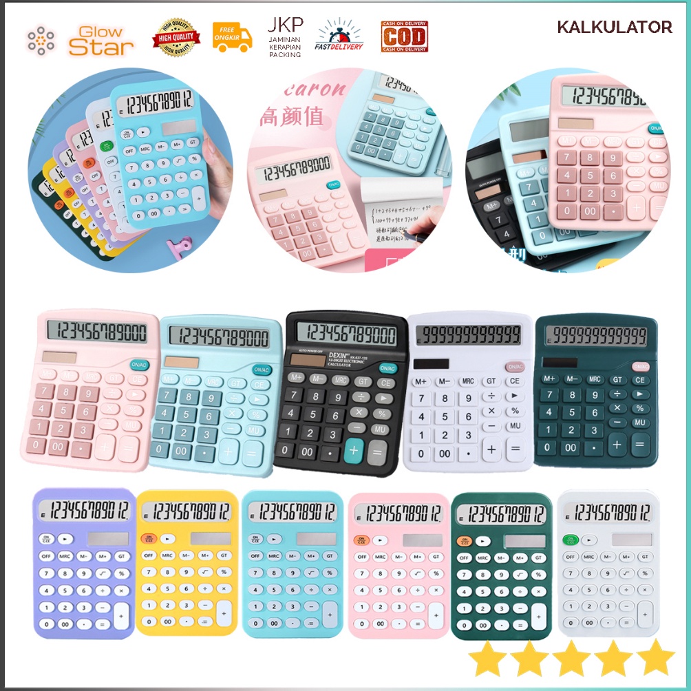 

Baru Restok Kalkulator Elektronik Digital 12 Digit - Black, Kalkulator toko baterai AA / Batrai Kancing Tenaga Surya Cahaya pink blue orange green kalkulator kecil besar kantong lucu cute color Order Now