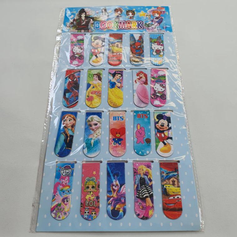 

[CODE BARANG 512UWJ] pembatas buku magnet isi 20 pcs grosir mahnetic bookmark Buy Again