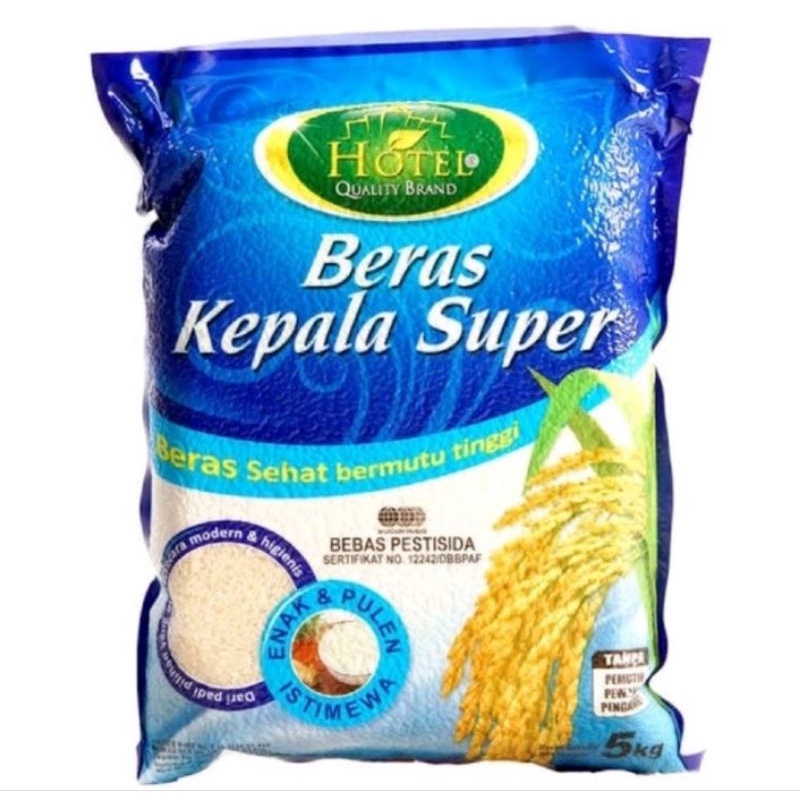 

Beras Organik Kepala Super 5kg