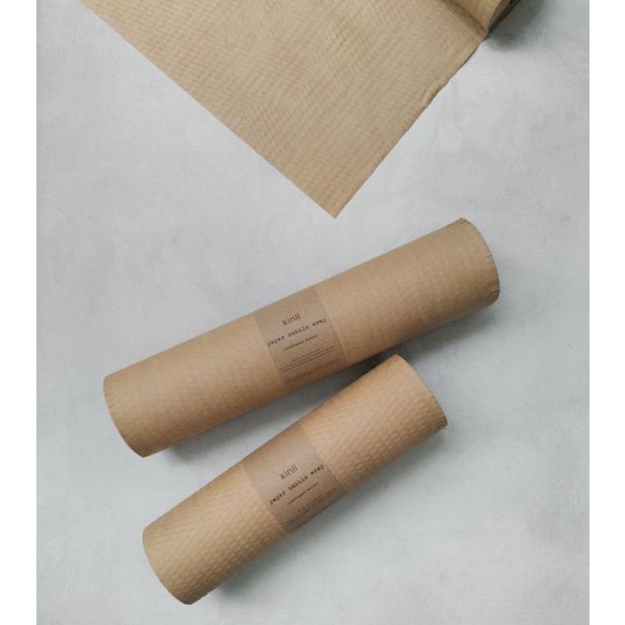 

juw kraft paper honeycomb bubble wrap eco friendly kertas bungkus