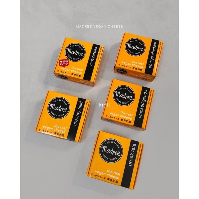 

juw madree vegan cheese creamy mild plant based almond cheese keju vegan