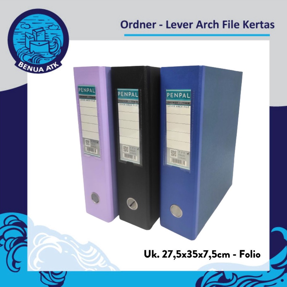 

Spesial Ramadhan Ordner / Lever Arch File Kertas Folio Penpal PL-771 Fast On