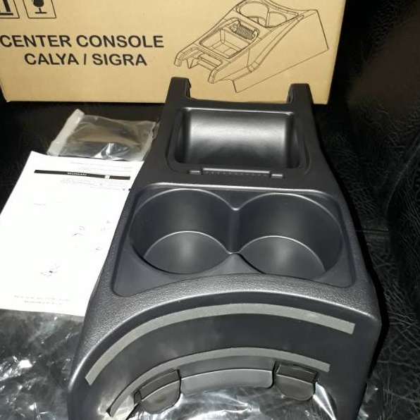'FkK CONSOLE BOX CALYA / SIGRA LENGKAP DGN BREKET, RING, BAUT DAN ADA MANUAL BOOK TINGGAL PASANG. l 