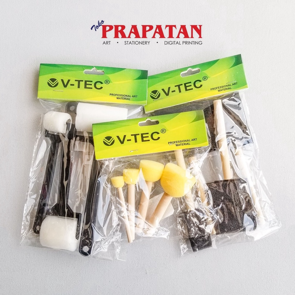 

[CODE BARANG 203STE] V-TEC Spons Cup Roll Kotak Set 230