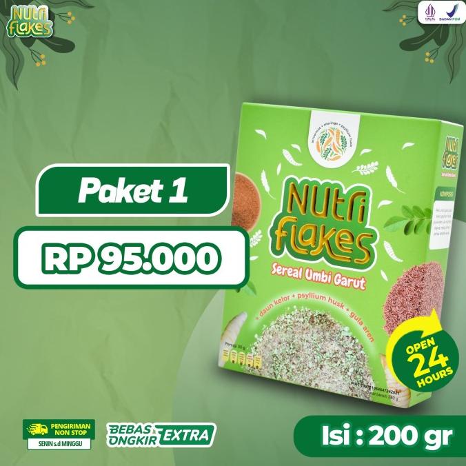 

NUTRIFLAKES SEREAL SEHAT BERGIZI - ATASI ASAM LAMBUNG NAIK GERD