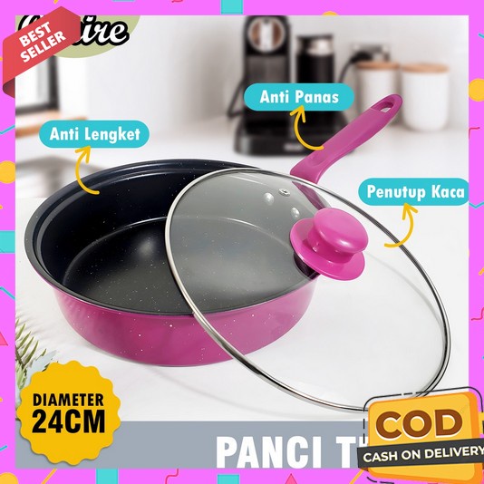 Panci Set Isi 5 Pcs Anti Lengket Promo 3 In 1 Stainless Tebal Murah Paanci Supra Terbaru Pani Tutup 