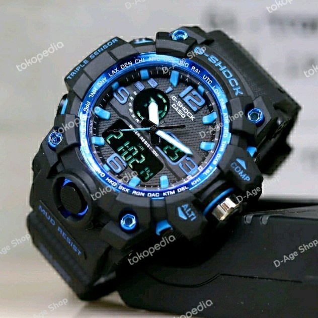 Murah BEST SELLER JAM TANGAN G SPORT PRIA GS GWG1000 TALI KUNING DOBEL TIME NON COD
