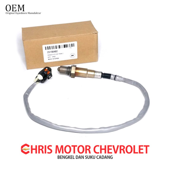 O2 Sensor Oxygen BAWAH CHEVROLET AVEO SONIC & SPIN 1200 OEM 25198482 ORIGINAL