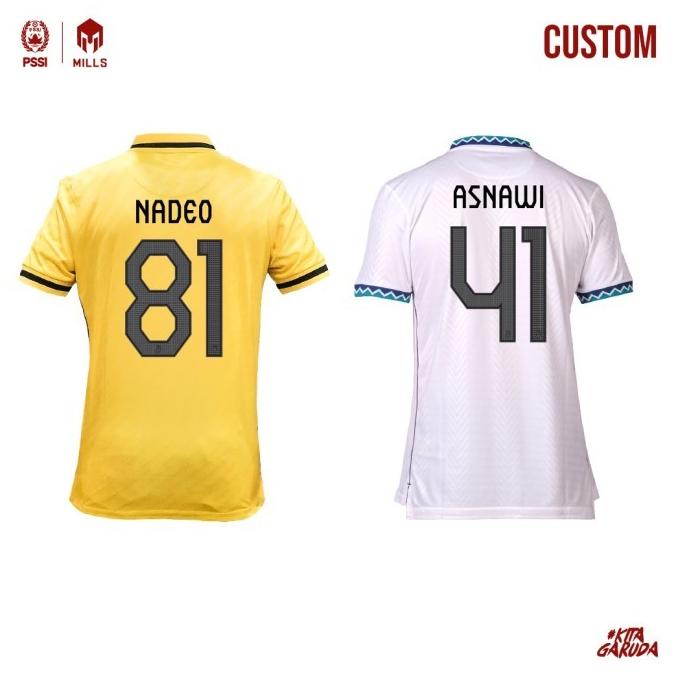 Mills Nameset Jersey Timnas 2022 Custom ( Hanya Nameset Jersey Saja )