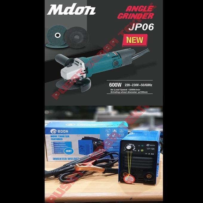 Paket Hemat Berkualitas Mesin Las 450W + Gerinda Grenda Gerinda 4Inch