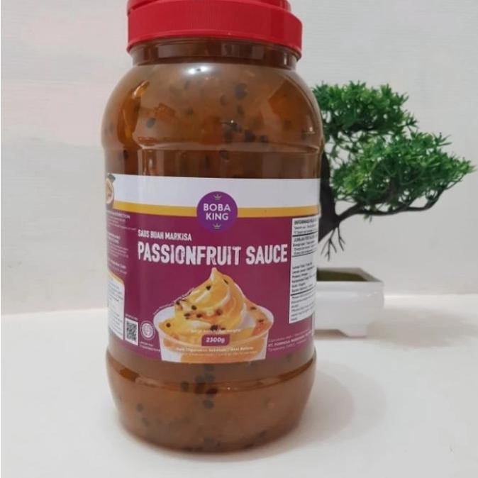 

PASSION FRUIT JAM/ SIRUP SELAI MARKISA BOBA KING