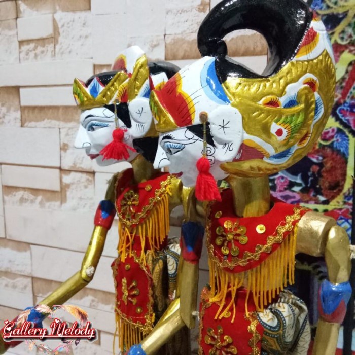 DISKON SPESIAL TERBEST WAYANG GOLEK ARJUNA & SRIKANDI (SEPASANG) TERMURAH