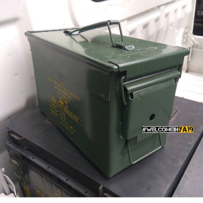 PROMO TERBEST KOTAK AMUNISI KALENG / KOTAK BESI KALENG / KOTAK PELURU TERMURAH