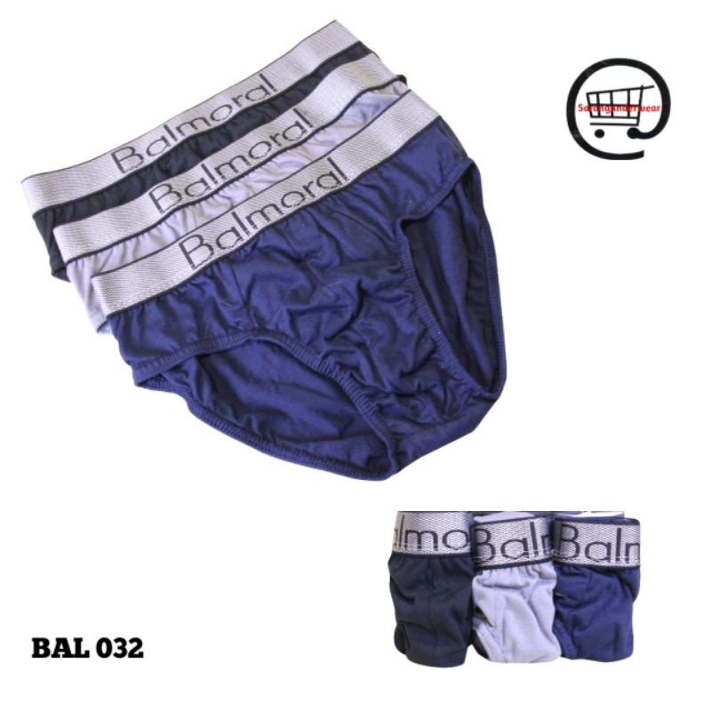 BALMORAL Celana Dalam Pria Pria  A 032 Isi 3 Pcs