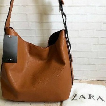 Grosir TERMURAH Tas Tote Zara Hobo Tote Bag / Tote Bag Fashion Import GROSIR - Hitam