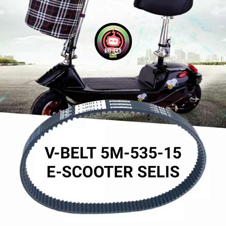 STOK BANYAK_V BELT E-SCOOTER SELIS 535-5M-15 V-BELT E SCOOTER 535-5M PENBELT PANBEL VANBELT SKUTER